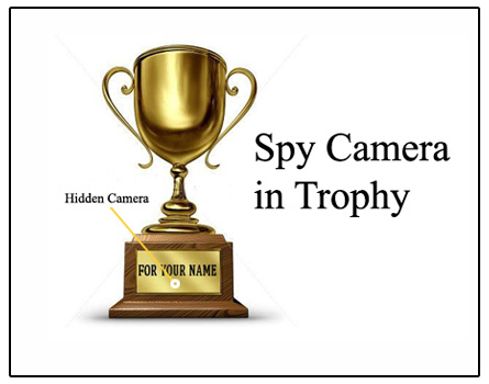 Spy Hidden Camera In Trophy