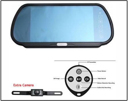 SPY CAR CAMERA IN CAR REAR