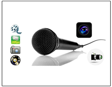 SPY Camera In Reporter Mic