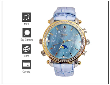 Spy Fashion Design Watch Hidden Camera