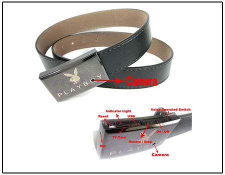 Spy Secret Belt Camera