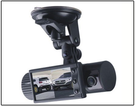 Spy Dual Lens Dash Board Camera GPS Logger