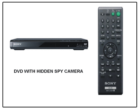 Spy Camera In DVD Player