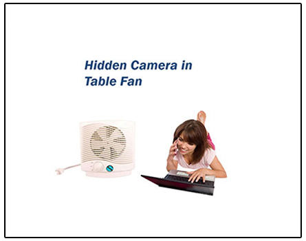 Spy Small Table Fan Camera