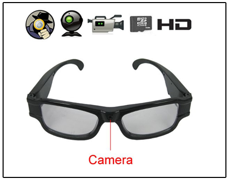 Spy Hidden Glasses Camera
