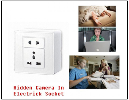 Spy CCTV Socket Camera