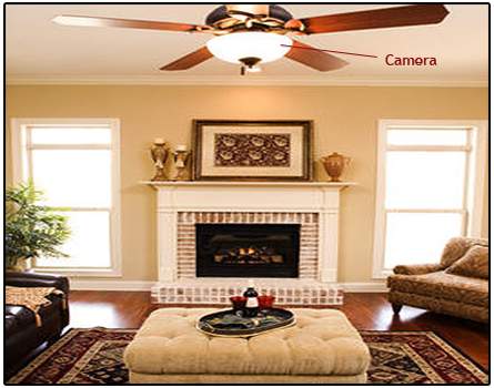 Spy Camera In Ceiling Fan