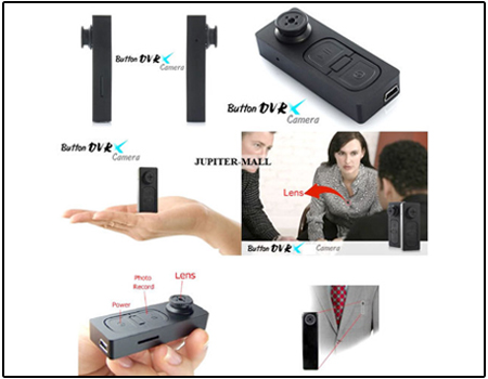 Spy Hidden Button Camera