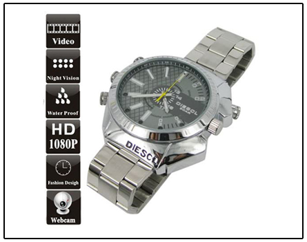 Night Vision Spy Camera In Wrist Watch