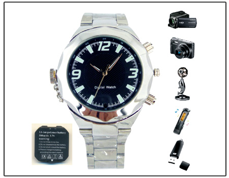 Waterproof HD Spy Watch Camera