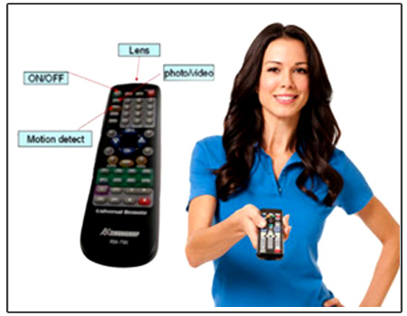 Spy Camera In Universal TV Remote