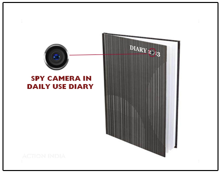 Spy Camera In Daily Use Diary