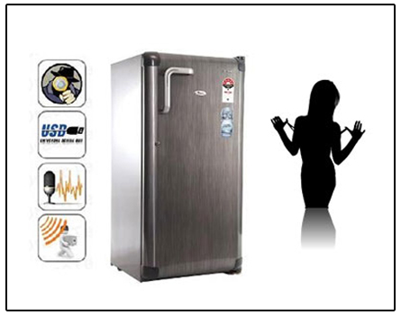 Spy Camera In Refrigerator