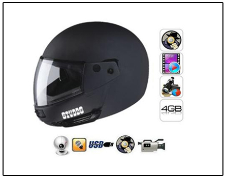 SPY CAMERA IN HELMET