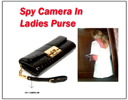 Spy Hidden Camera In Ladies Purse