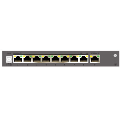 CP-TNW-HP8H1-12 9 Port Fast Ethernet switch with 8 POE