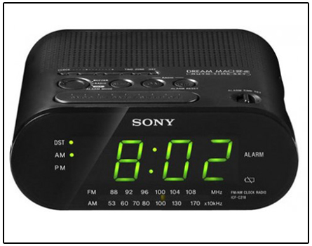 Spy Camera In Sony Radio Clock