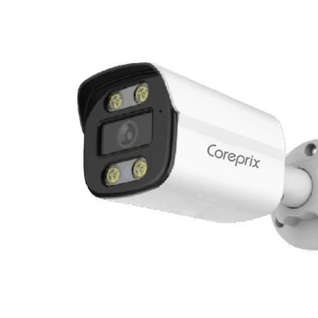 Coreprix 5 Mp Ip Metal Network Dual Star Light / Color Bullet Camera With In-built Audio