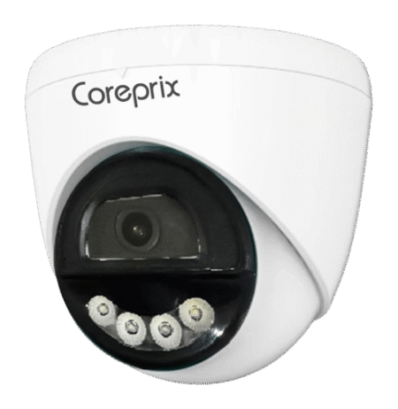 Coreprix 5 Mp Ip Network Dual Star Light /Color Dome Camera With In-built Audio