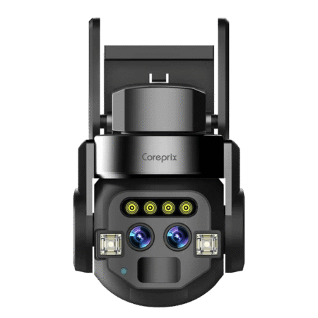 4MP Wi-Fi IP Camera Dual / Color Night Vision- Starlight 10x Camera 1080p Video Recoding Motion Detection, 360o Rotation Night Vision ,Two-way communication Support 128 GB TF Storage H.265 Video Format