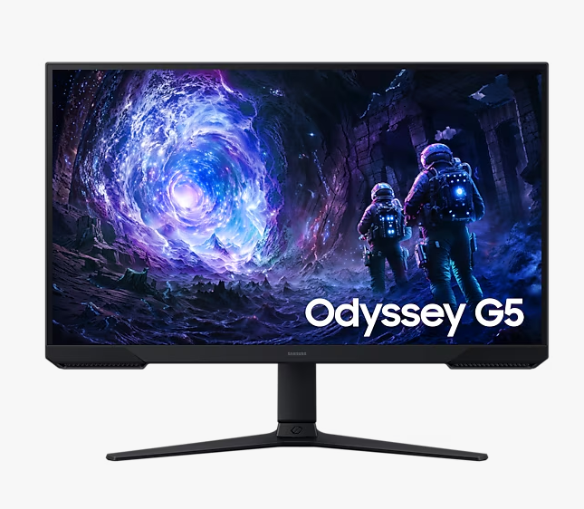 68.5 cm (27) Odyssey G5 QHD Flat Gaming Monitor with 180Hz refresh rate and AMD FreeSync