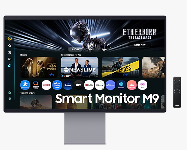 80 cm (32) M9 UHD 4K OLED Smart Monitor featuring Smart TV experience with AI