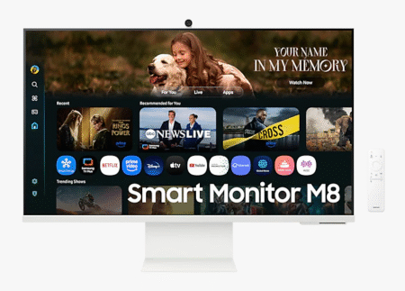 80 cm (32) M8 UHD 4K AI Smart Monitor with Smart TV experience