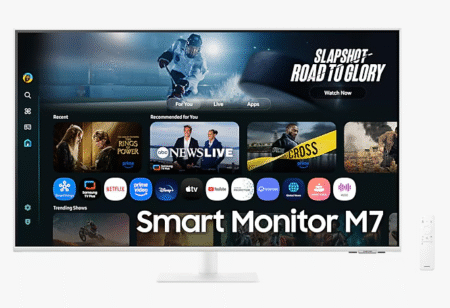 1.08 m (43) M7 UHD 4K Smart Monitor (2025) featuring Smart TV experience with AI