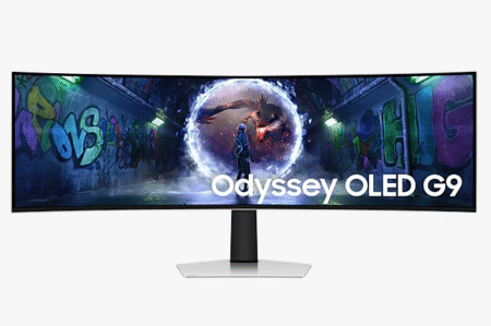 1.24 m (49) Odyssey OLED G9 2K DQHD Gaming Monitor with 240Hz refresh rate