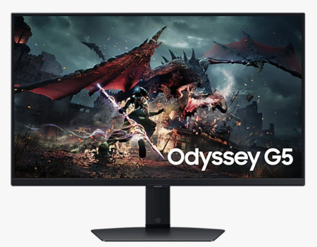 68.5 cm (27) Odyssey G5 Gaming Monitor (2024) with IPS panel and 180 Hz refresh rate