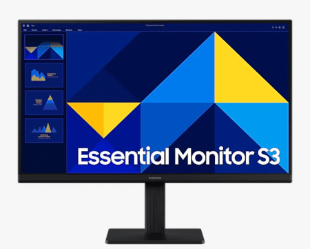 54.6 cm FHD Monitor with 100 Hz refresh rate, IPS Panel and borderless design