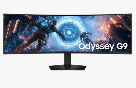 1.24 m (49) Odyssey G9 DQHD Gaming Monitor with 144 Hz refresh rate