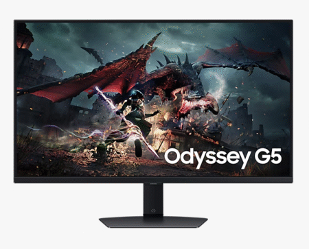 80 cm (32) Odyssey G5 Gaming Monitor (2024) with IPS panel and 180 Hz refresh rate
