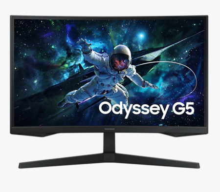 68.5 cm (27) Odyssey G5 QHD Curved Gaming Monitor with 165Hz refresh rate