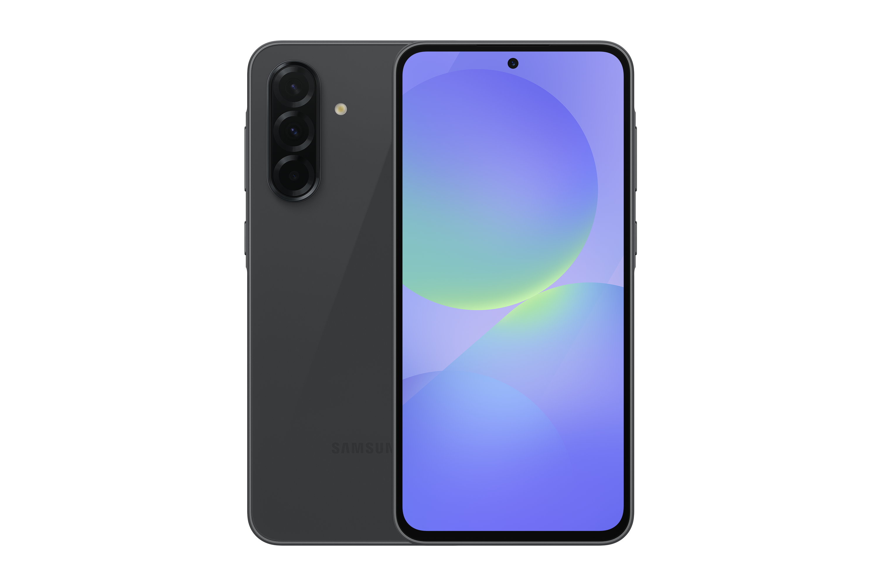 Samsung Galaxy A36 5G smartphone with vibrant AMOLED display