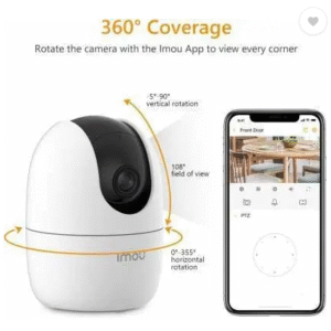IMOU Ranger 2C Dual Wi-Fi Security Camera with dual lenses, AI detection, and night vision.