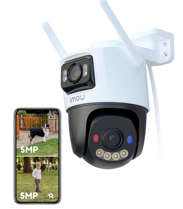 Screenshot 2025-12-25 171955 IMOU Cruiser Dual 2C 4G Security Camera with dual-lens design, AI human and vehicle detection, 360-degree surveillance, and smart color night vision.