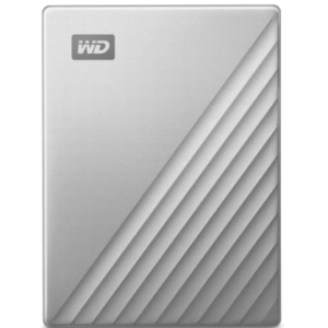WD My Passport Ultra 1TB Silver Portable Drive WDBC3C0010BSL-CESN