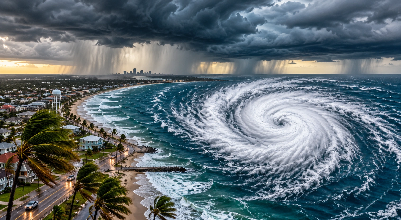 Tropical Storm Arthur satellite view over Gulf of Mexico coastline June 2026
